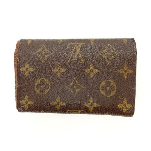 Louis Vuitton accessory brown bifold zipper Portefeuille Wallet Tresor - Picture 1 of 6